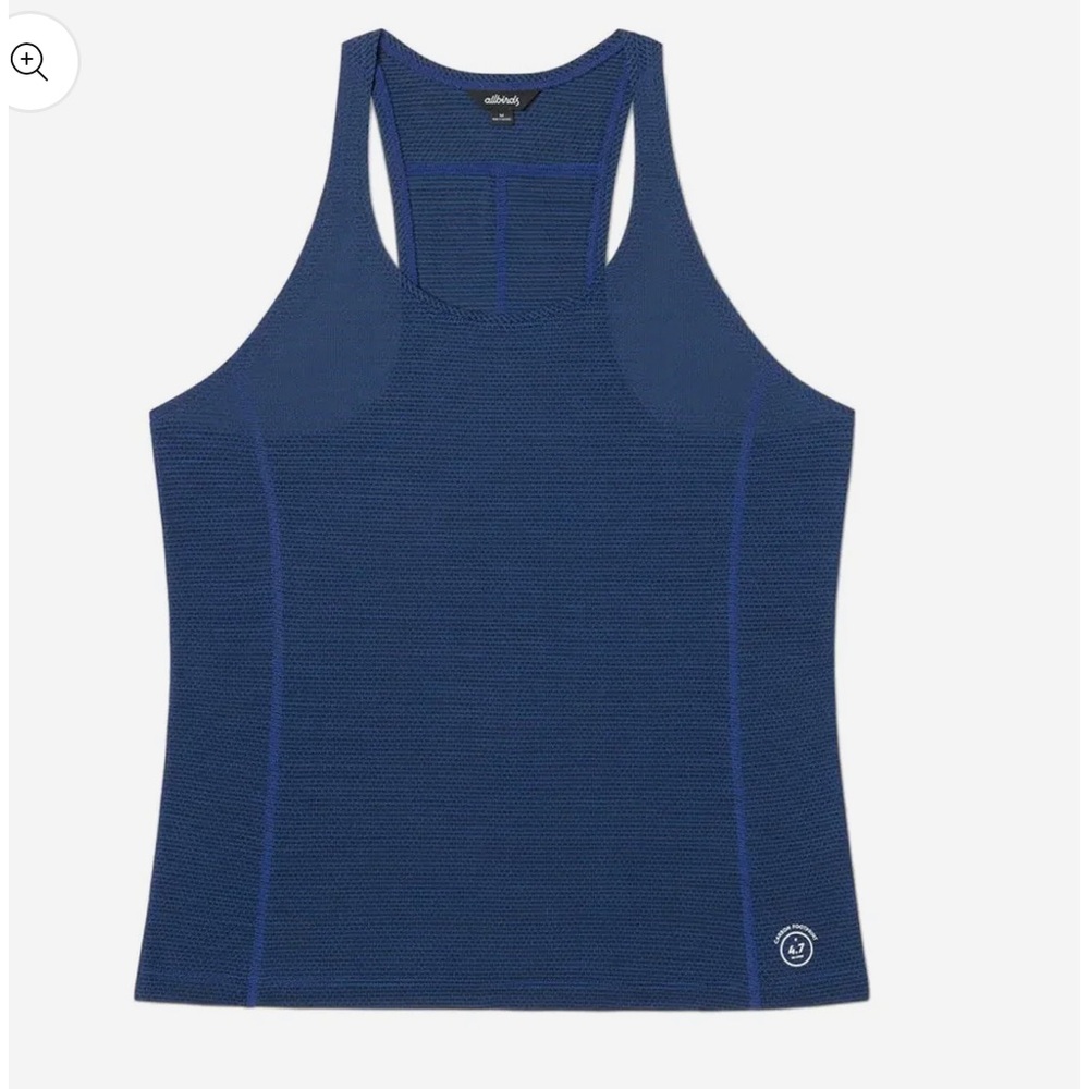 NEW WITH TAGS Allbirds True Navy‎ Natural Run Tank in Size XXXL
